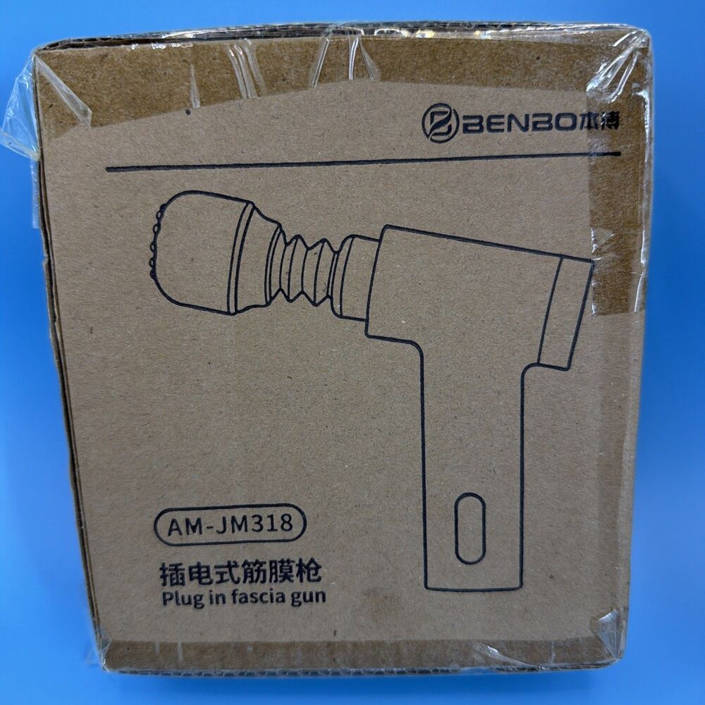 Benbo Plug In Fascia Gun Handheld Massager Brand New Am-jm318